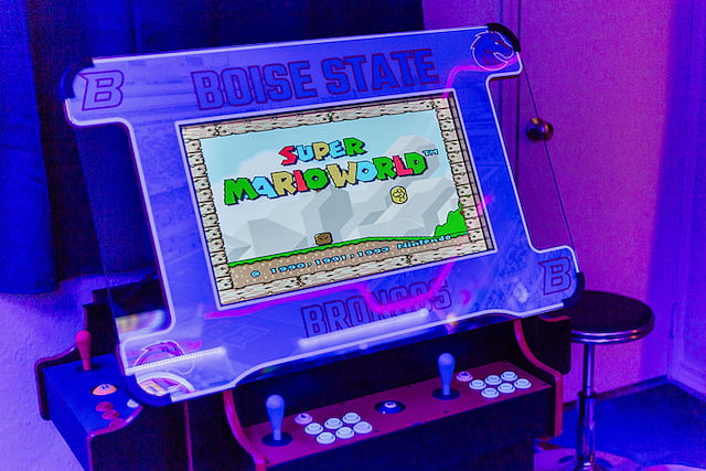 Arcade (Downstairs): Step into a vibrant, retro-inspired game haven! Blacklights and colorful lighting set the mood. Play hundreds of classic games on two retro-style multi-game arcade cabinets. All free to play! Fun for kids, teens, and adults alike.