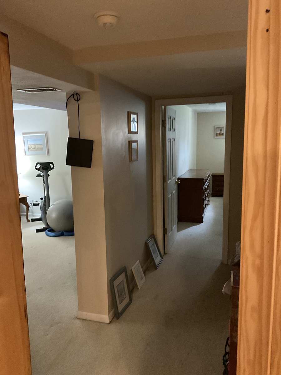 Left - Living room, Right - bedroom / bathroom