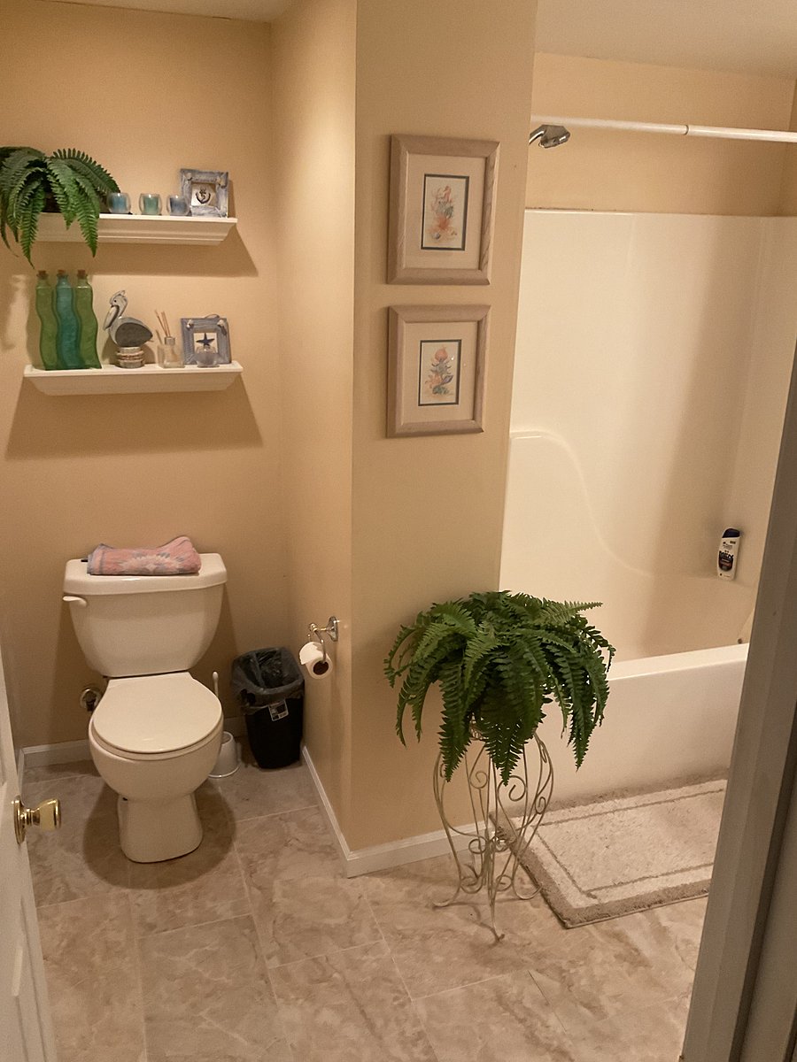 Private bathroom accessible from hallway