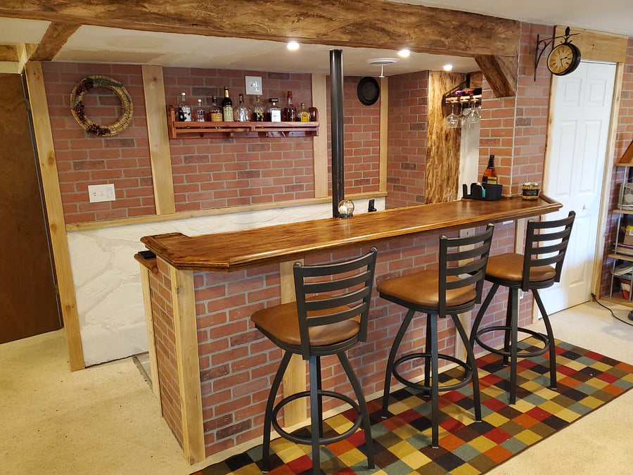 Shared bar and seating