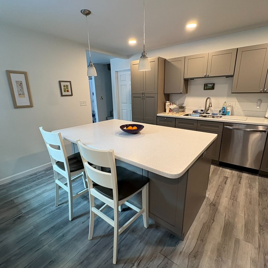 Shared kitchen.