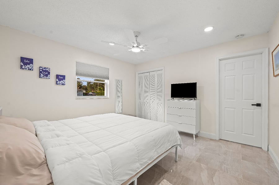 Room 3. With a half bath.