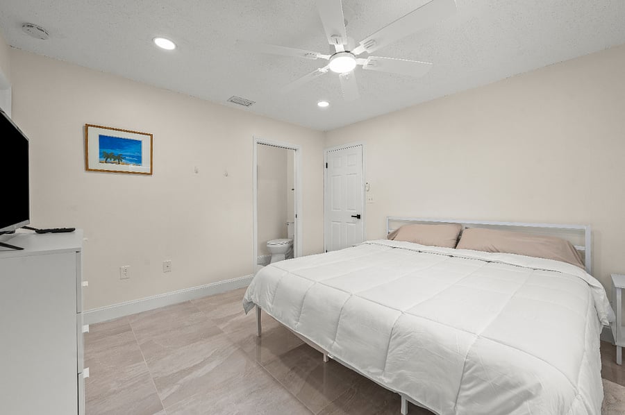 Room 3. With a half bath.
