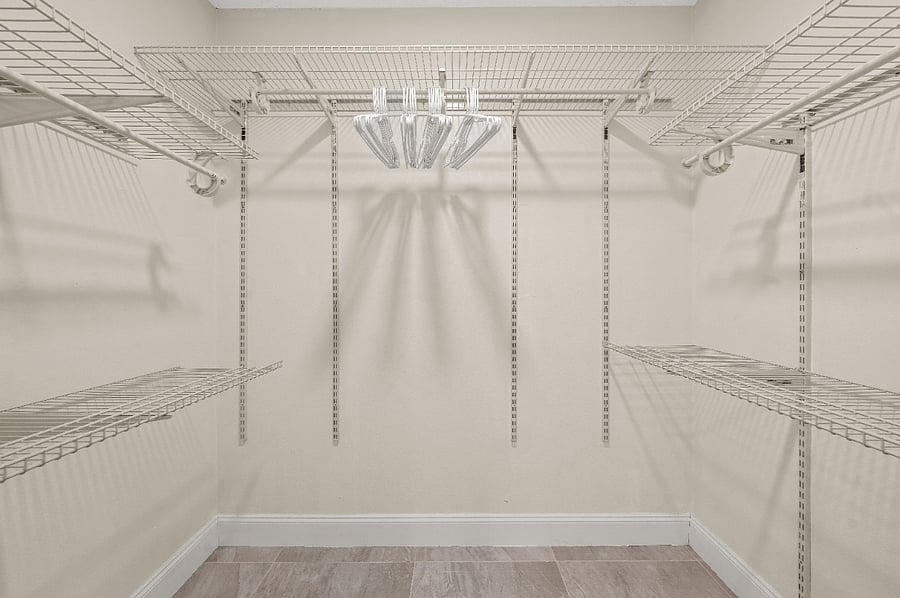 Master Bedroom walk in closet.