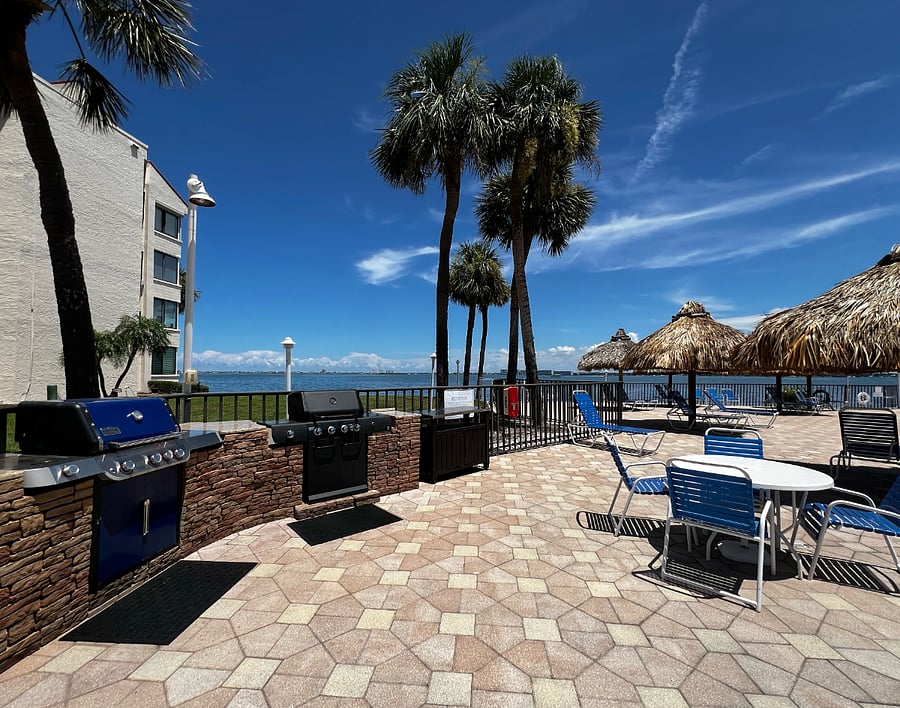 Community grill space