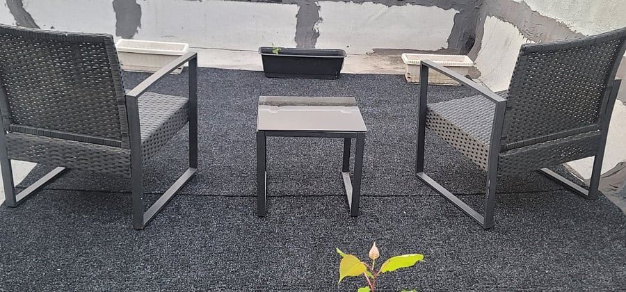 Rooftop seating