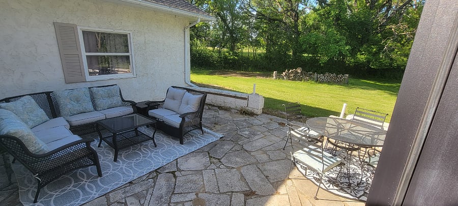 Private exterior patio