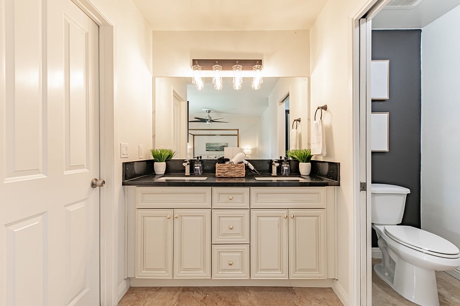 Master Bathroom Double Sink