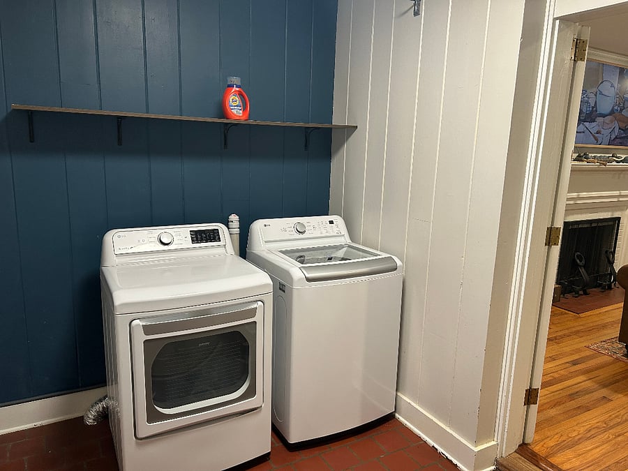 In unit washer and dryer