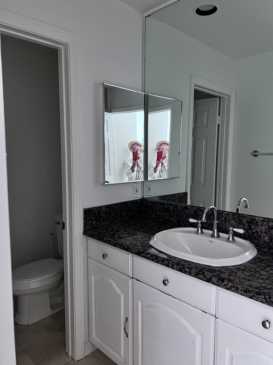 Ensuite with private toilet area.