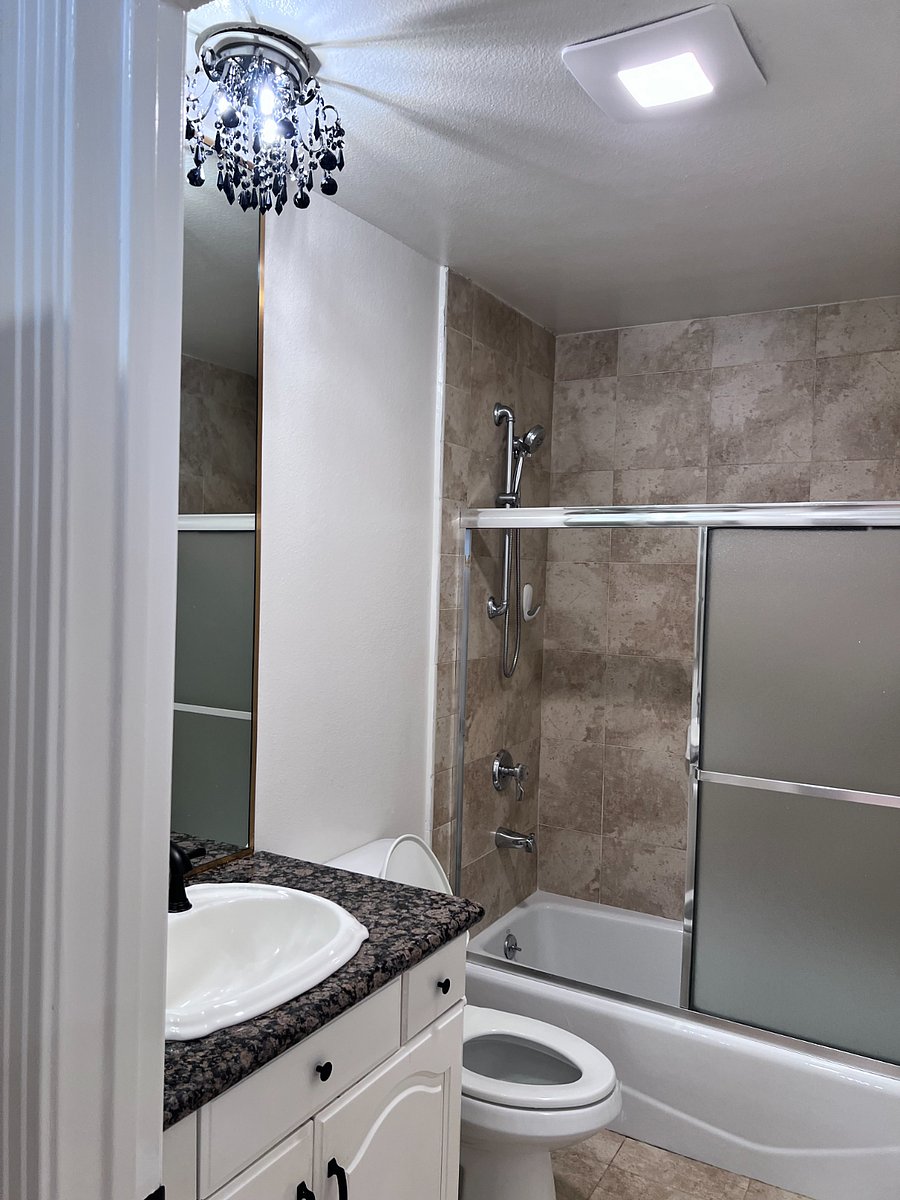 bathroom no 2 with bathtub.