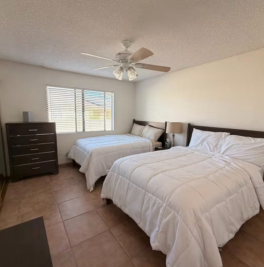 Bedroom #3 - Two Double Beds