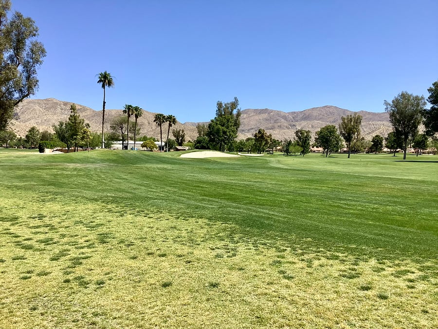 View of golf course from patio
