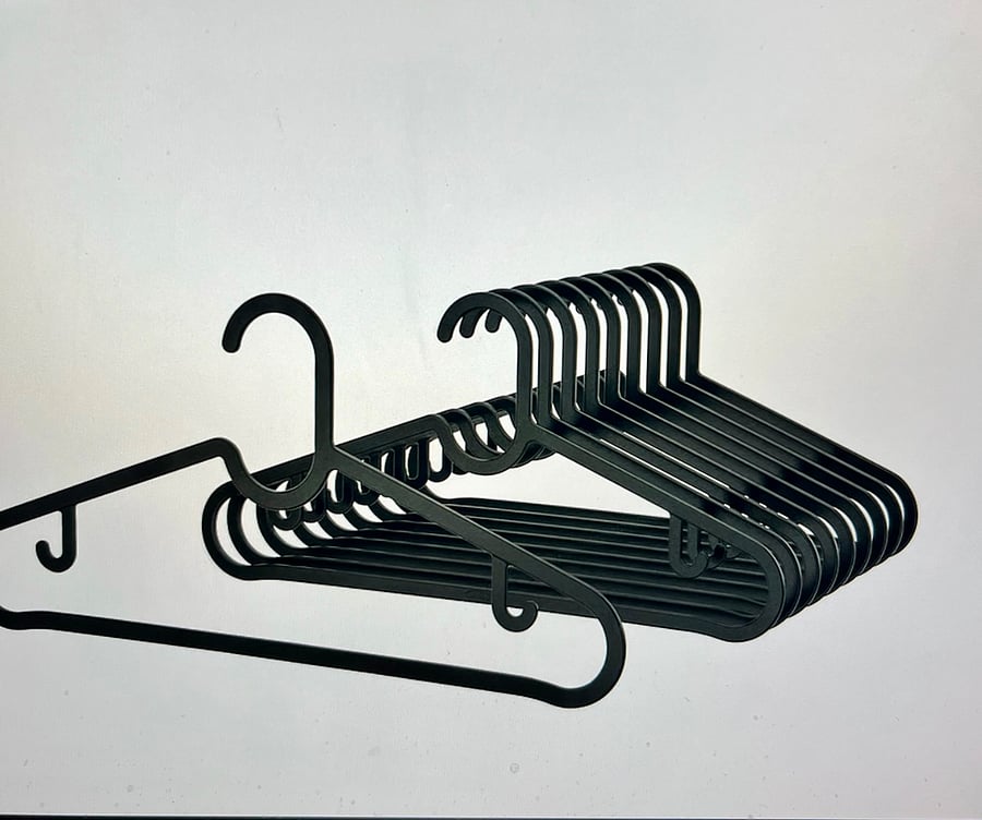 Includes hangers, full length mirror