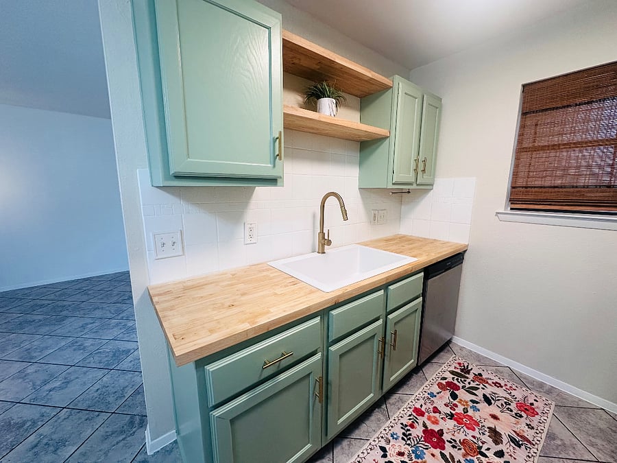 Newly remodeled kitchen