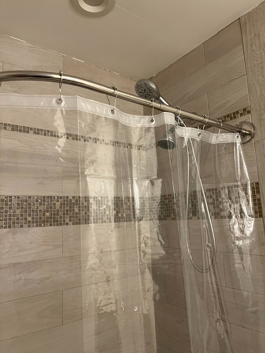Great water pressure in the shower!