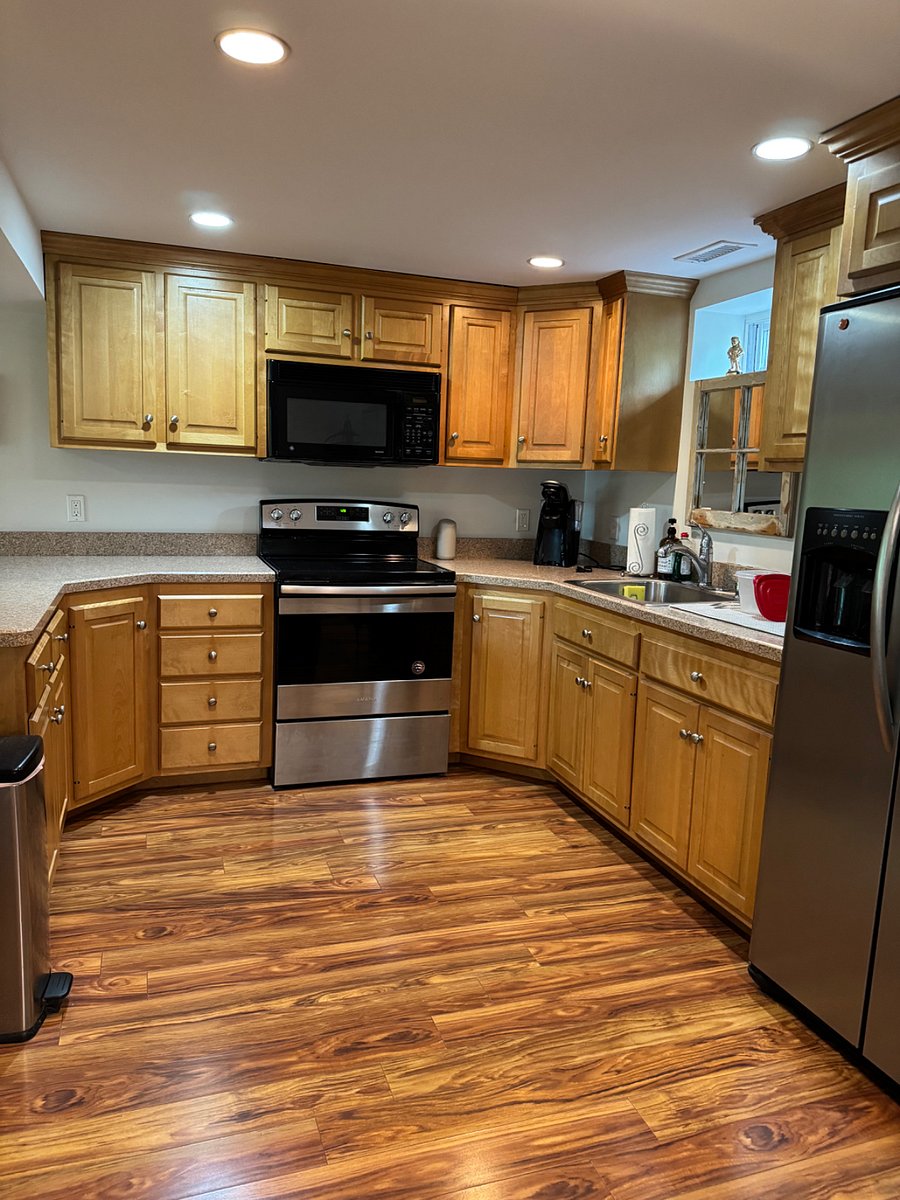 Fully stocked kitchen