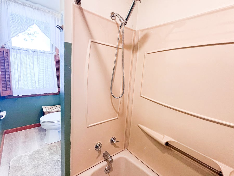 bathtub and shower