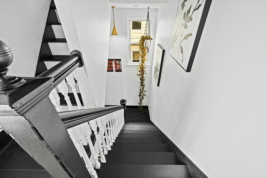Stairs to the main floor