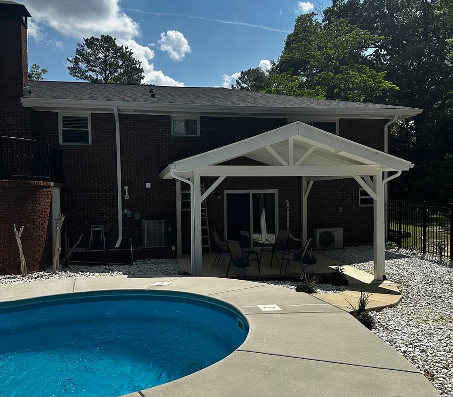 Entrance into unit from patio