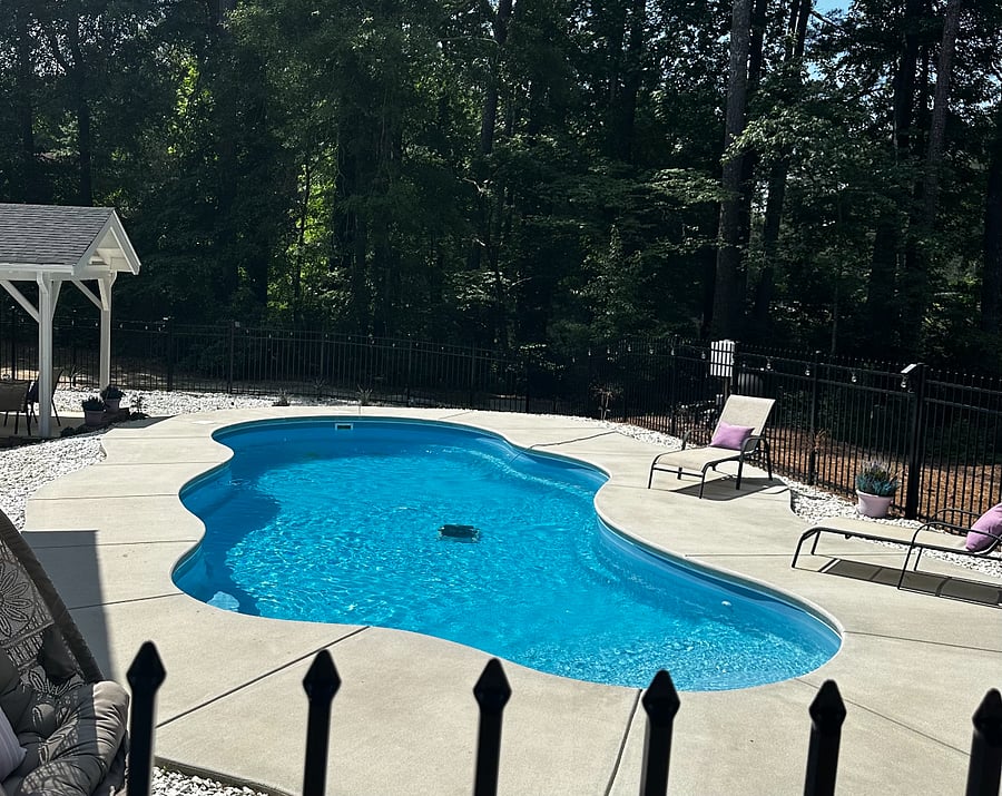 Private 35' pool