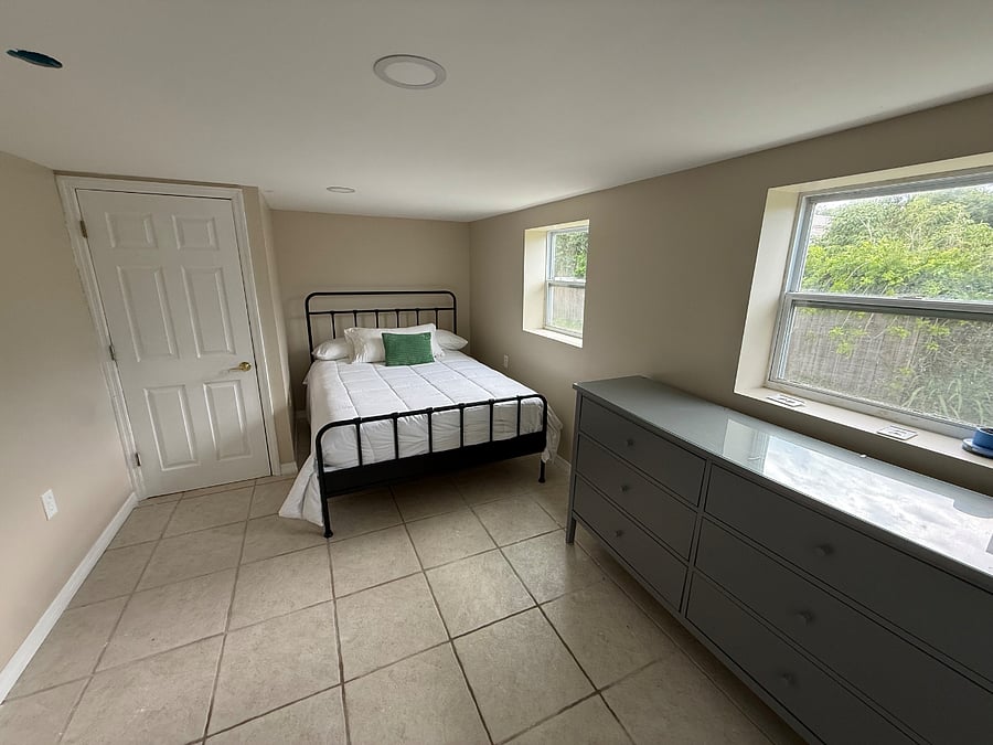 Outside of the main house bedroom. 