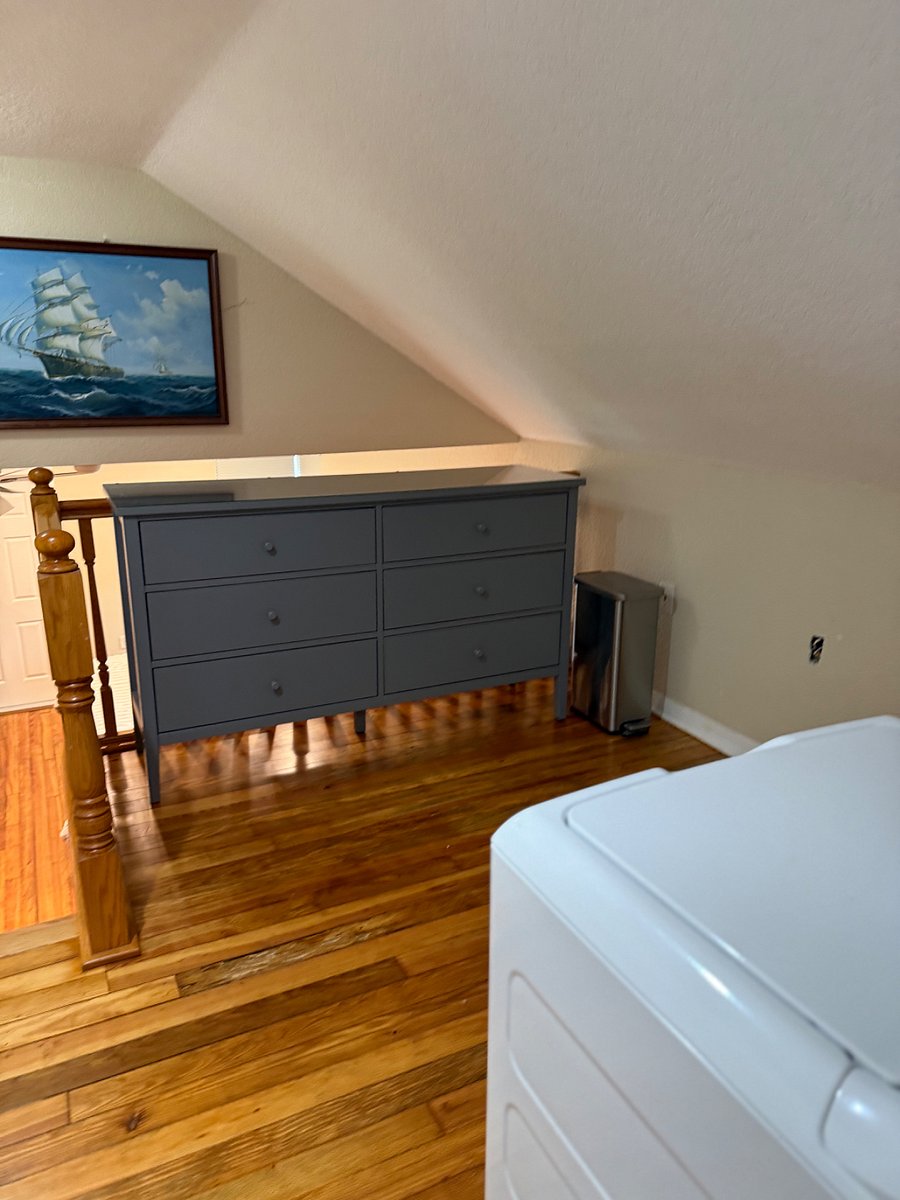 Loft laundry area