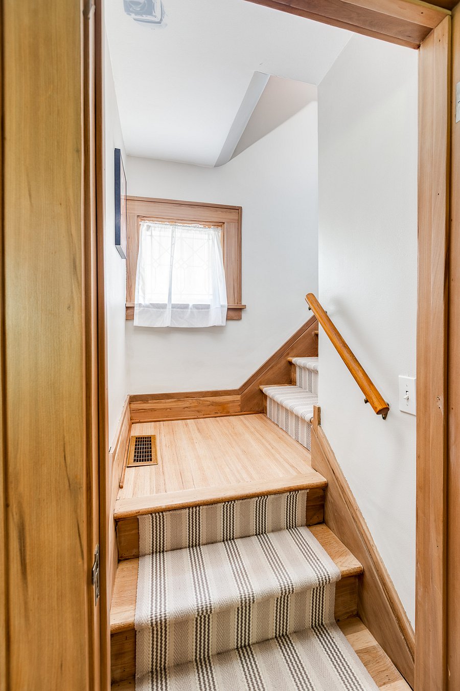 Stairs as seen from the living room