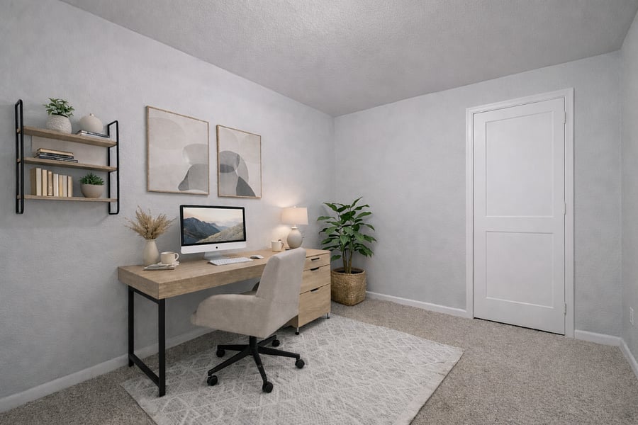 Virtually Staged Office