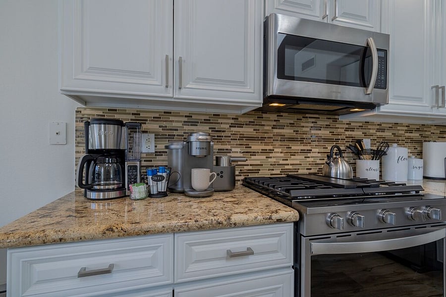 Coffee station: Keurig, drip and cappuccino machine