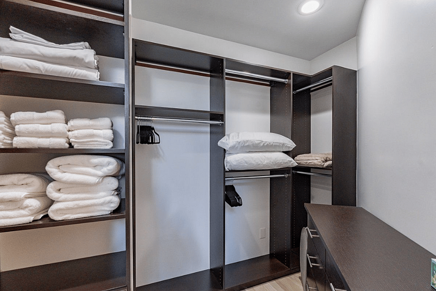 Primary walk-in closet