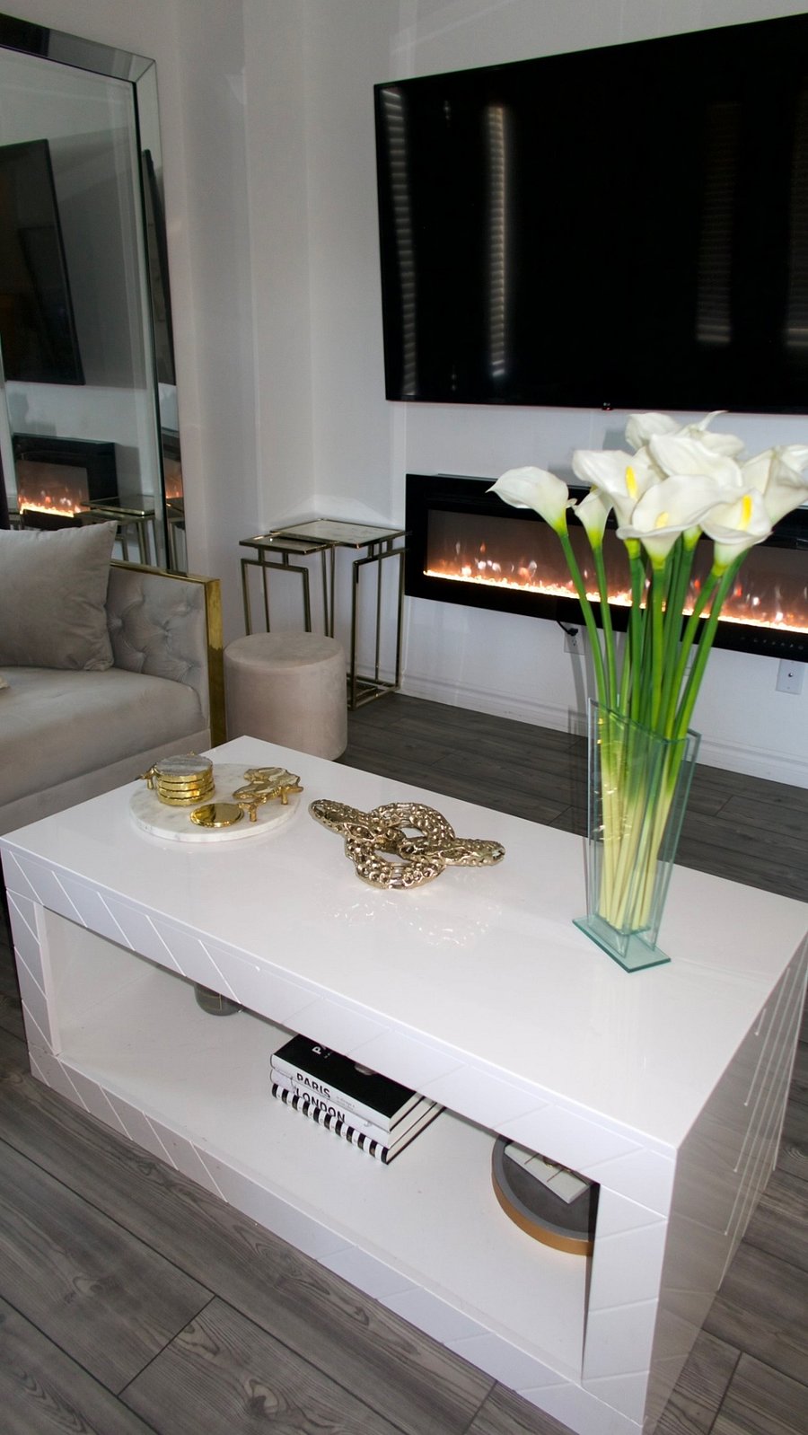 Electric Fireplace Heater with wide range of color changing options. 
