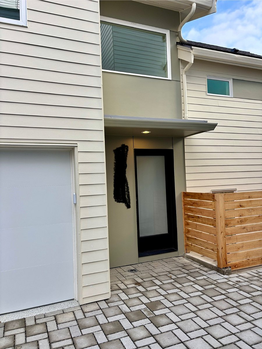 Front door / entrance to home.