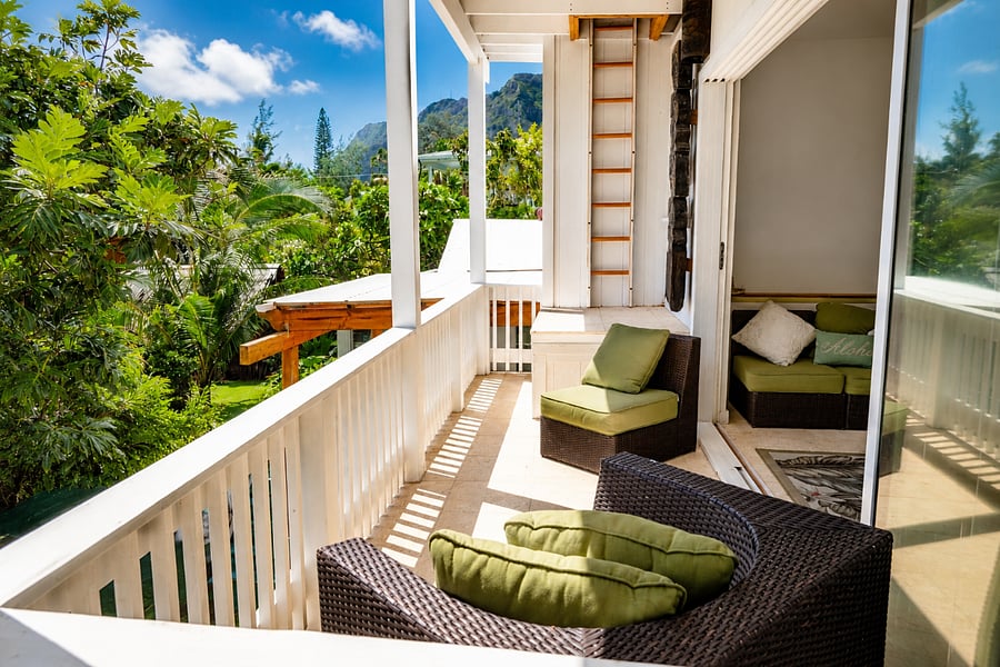 Upstairs Lanai out of Master suite