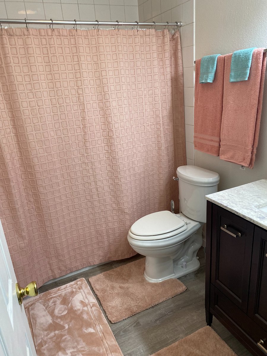 Bathroom Toilet and Bathtub w/ Shower