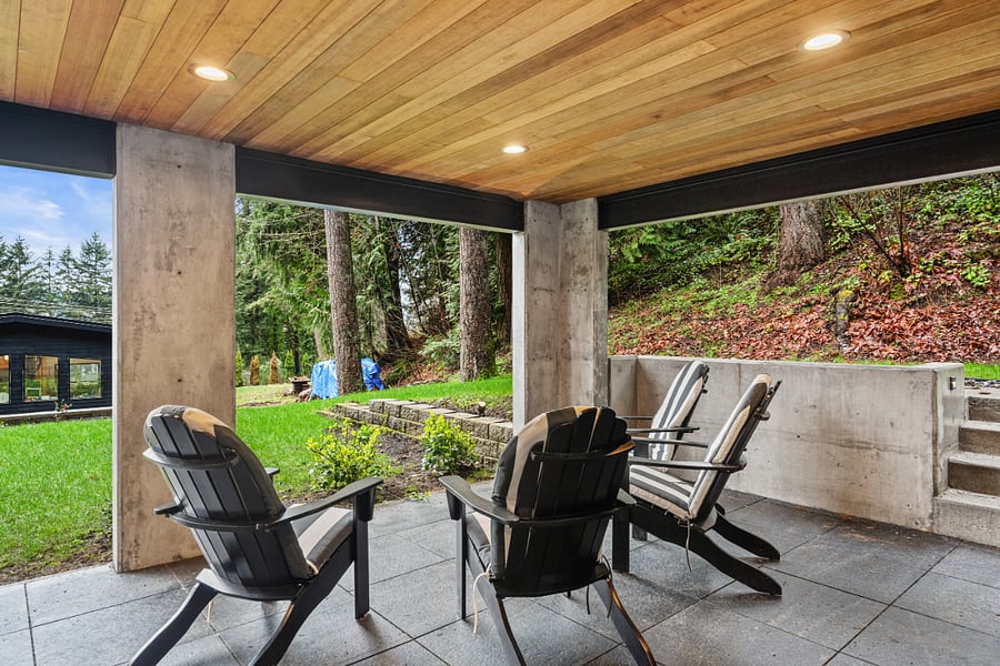 patio area