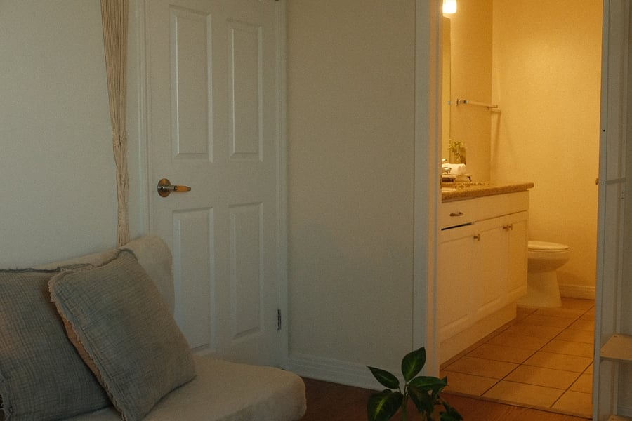 Master Bathroom with Huge Closet and Tub