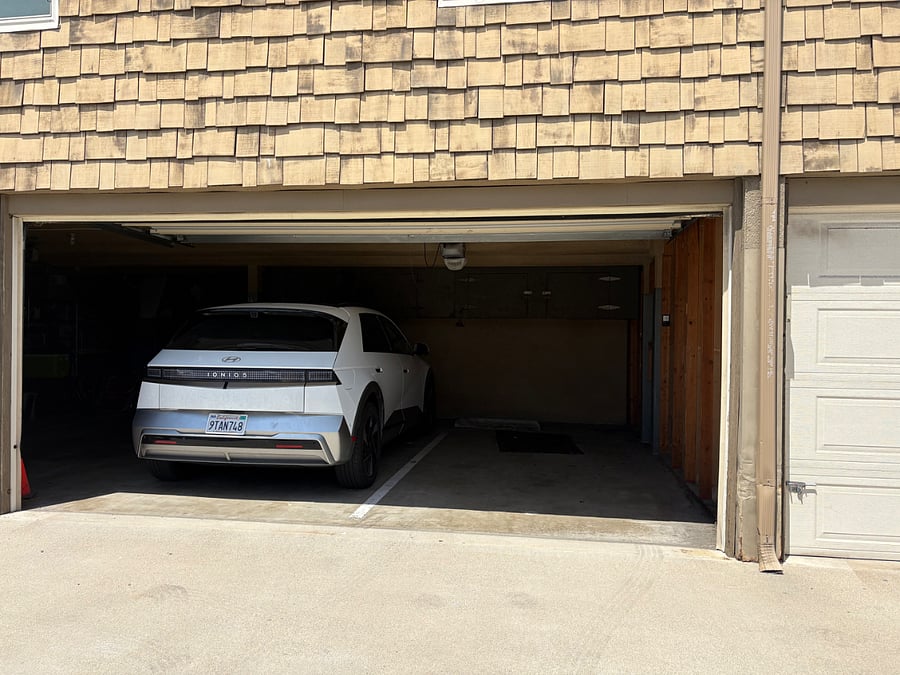 Assigned garage parking space