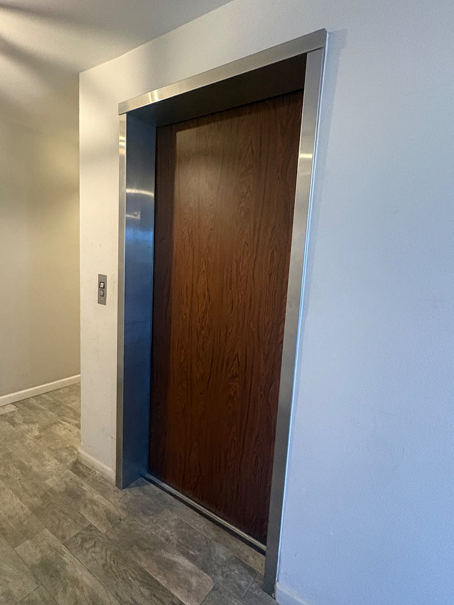 Take the elevator to the second floor