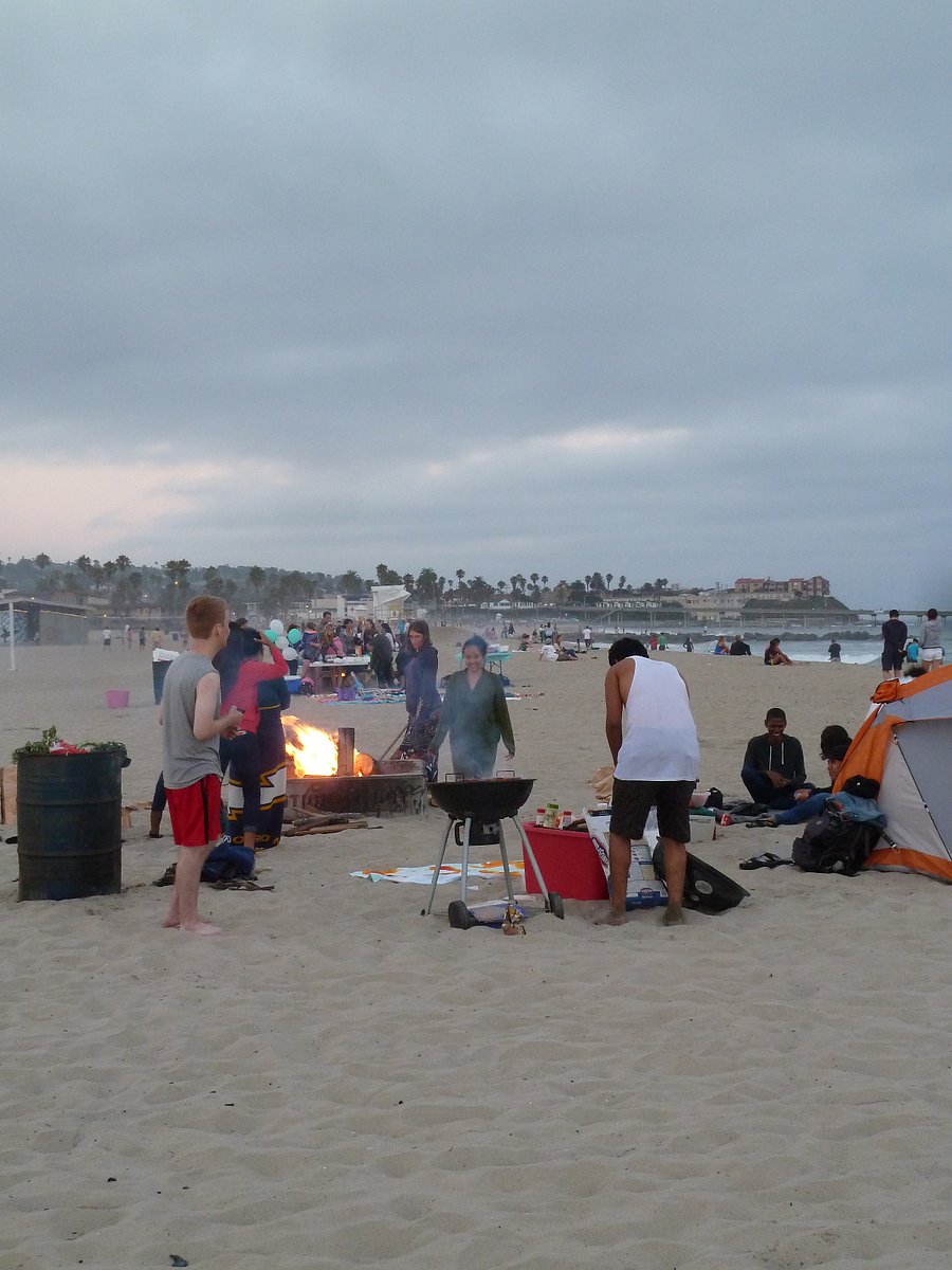 A beach bonfire is the perfect way to end a summer day. FIre pits are first come first served so get there early to reserve yours