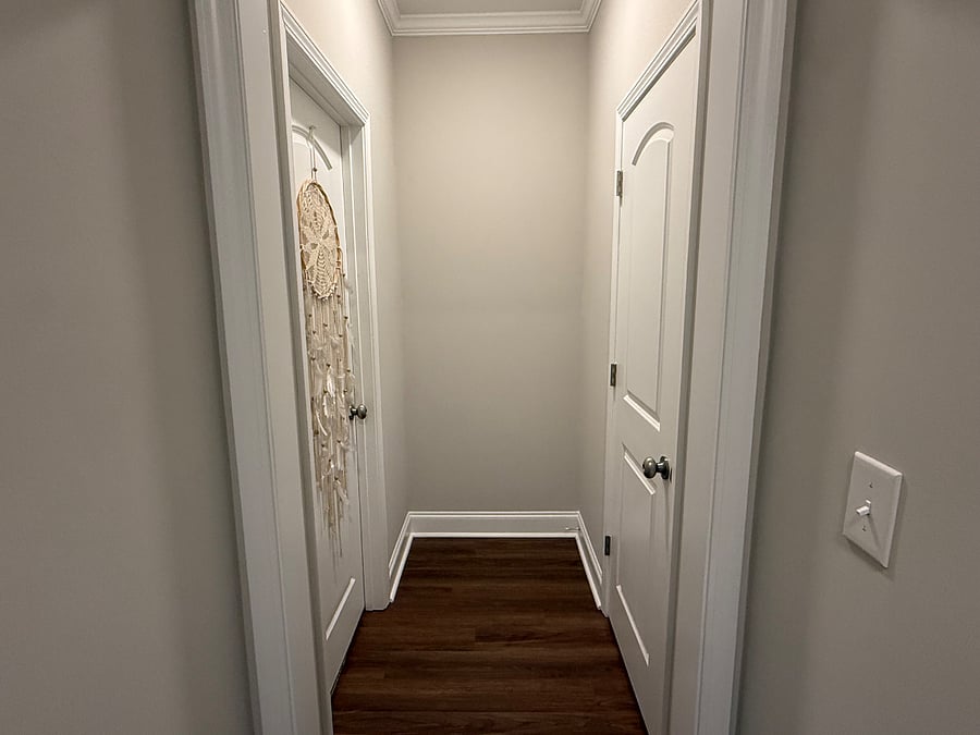 Master Bedroom (left) Half Bath (Right)
Master Bedroom (Downstairs)