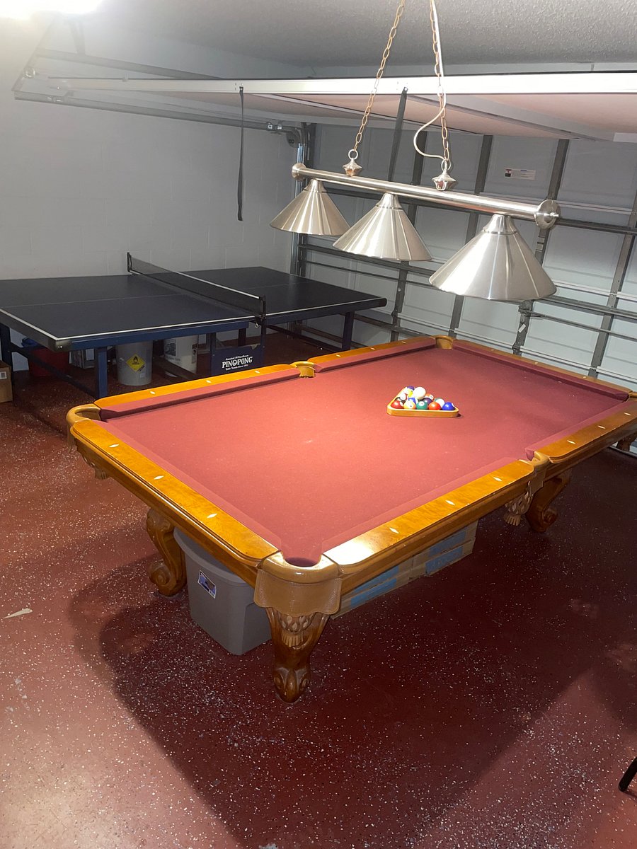Pool Table and Ping Pong Table