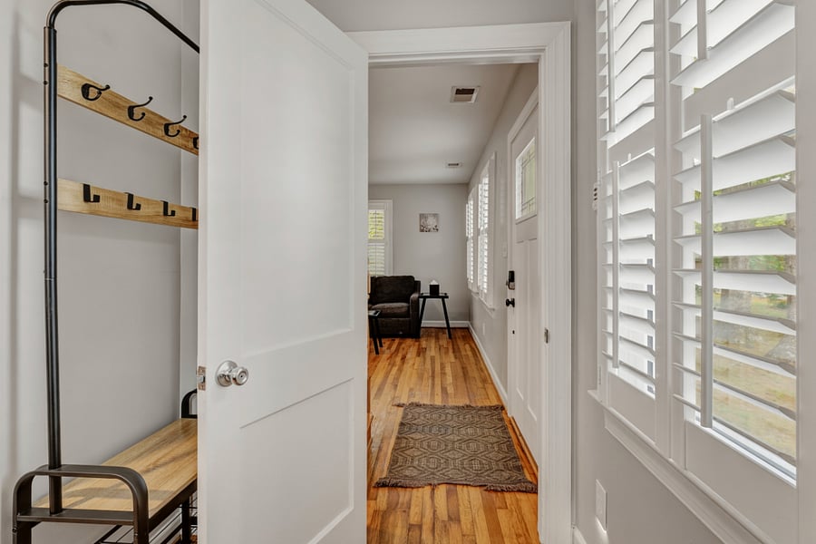 Exit from 3rd bedroom/office