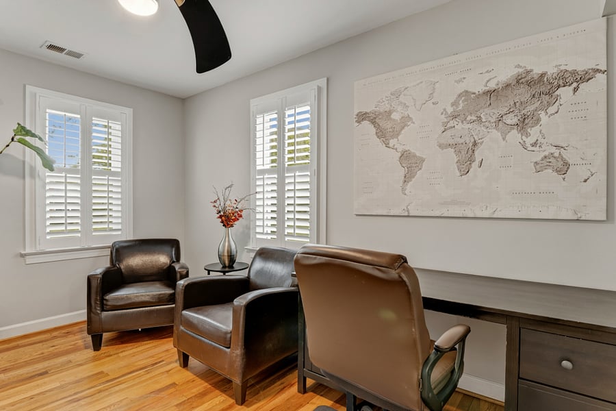 3rd bedroom/office area