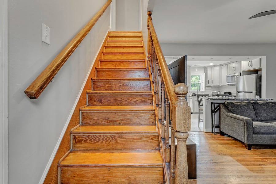 Stairs to 2nd level bedrooms