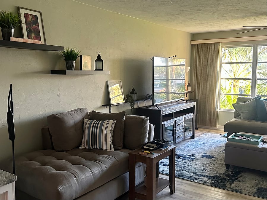 Living/entertainment area