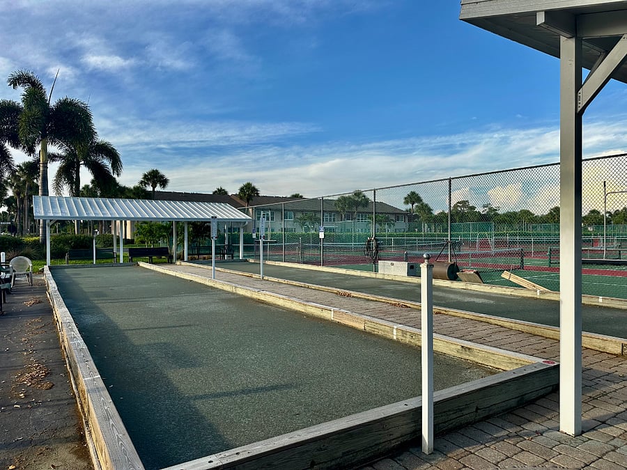 Bocce ball courts (2)