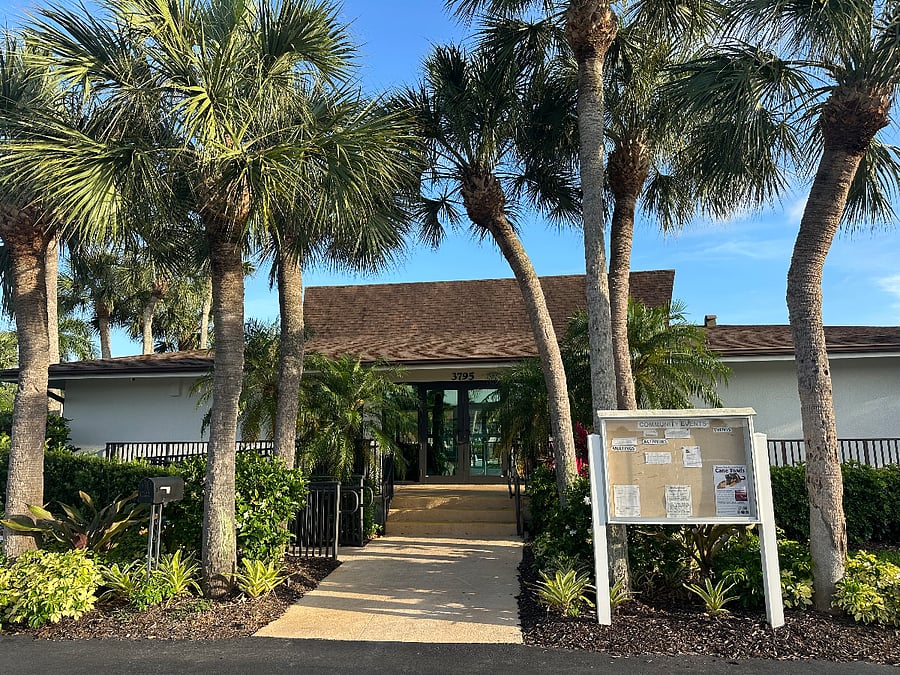 Clubhouse entrance