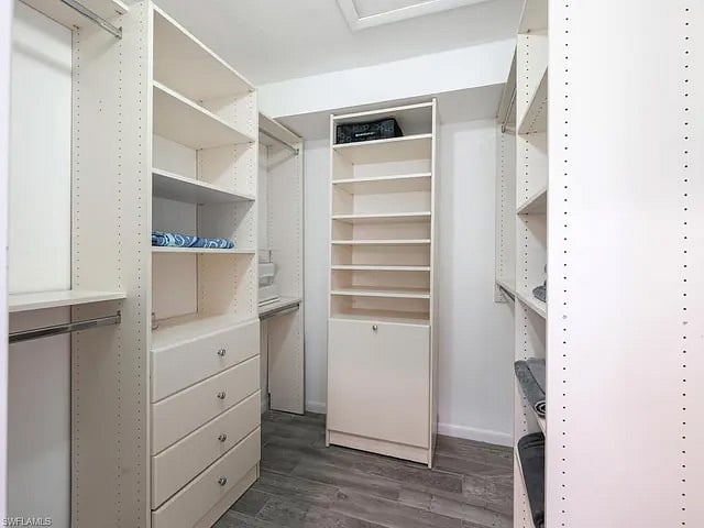 Primary walk-in closet