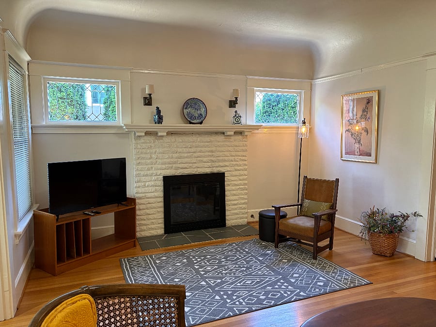 Fireplace in LR
